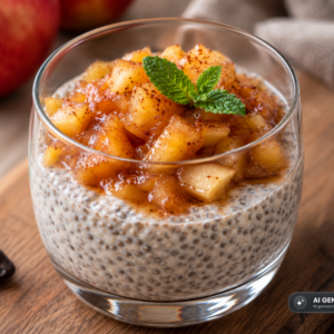 Schlossgarten Catering Chiapudding Apfelragout