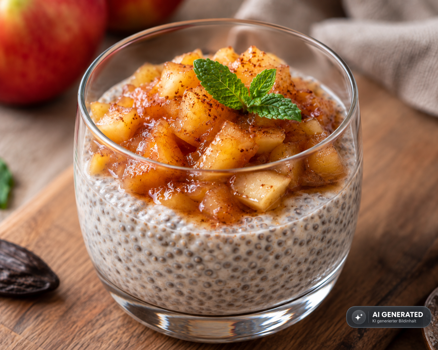 Schlossgarten Catering Chiapudding Apfelragout Schlossgarten Catering Chiapudding Apfelragout