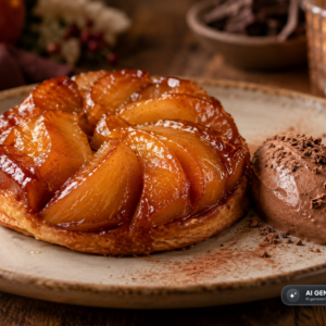 Schlossgarten Catering Tarte Tatin Schokoladencreme