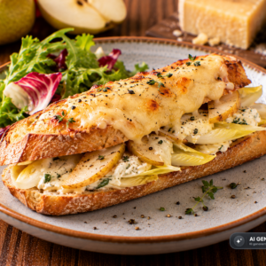 Schlossgarten Catering Birnen-Käse-Baguette