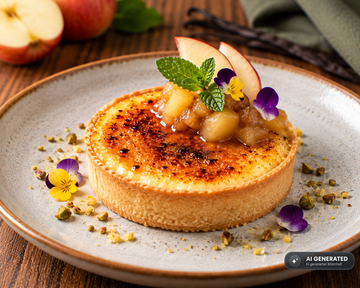 Schlossgarten Catering Creme Brulee Törtchen Schlossgarten Catering Creme Brulee Törtchen